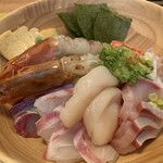 うみからそらへ - 倍盛り！！ 海鮮丼　近景