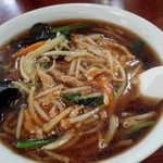 まあぼう亭 - 豚肉の細切り麺