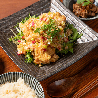 山形産米のかまど炊きご飯と共に気軽に楽しむ中華ランチ