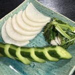 鰻 むさし乃 - 漬物（一品）