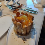 コートヤード・バイ・マリオット - 完成度が高い?ニョロニョロケーキ　種から生まれる？