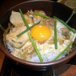 鶏専門 日向暁荘 - 親子丼＠ランチセット・アップ