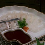 虹河 - 5月でもとらふく刺しが出ました