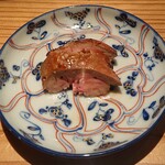 とり茶太郎 - ・ホロホロ鳥 白レバー燻製 
       