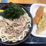 麺紡 - 肉ぶっかけ＋生わかめ