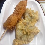 麺紡 - 串カツと鶏天