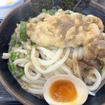 麺紡 - ぶっかけうおとりとん鶏天載せ