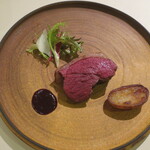 イタリアンレストラン Zucca - ELEZO社蝦夷鹿のロースト