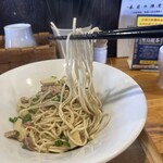 中華蕎麦 はざま - 麺は美味しい
