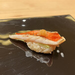 寺子屋 すし匠 - 金目鯛の皮炙りのにぎり