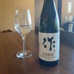 沢のそば 灯 - 日本酒 作 1,000円