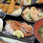 海鮮お食事処 銀蔵 - えびまみれ定食