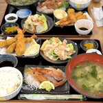 海鮮お食事処 銀蔵 - えびまみれ定食
