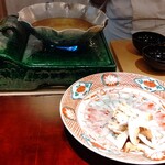 かねき - 松茸と鱧のしゃぶしゃぶ