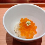 かねき - 栗おこわ いくら