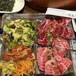 焼肉工房 但馬屋 - MIXコース（和牛カルビと和牛ロース）