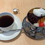 カタシマ 丹波店 - 丹波DEぜんざいプリン　コーヒーセット　 1000円(税込)