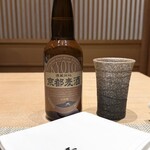京都牛懐石 稲吉 - 生ビールはないけど地ビールがあります　地ビール　山田錦　飲みやすい　甘め　美味しい