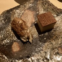 鮨利﨑 青山 - 大好物の穴子と卵焼き