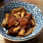 そば処 上代 - 付出し（なめこの甘辛煮）（2014年3月）