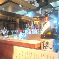 味とく家 - カウンターの１番端のお席でした