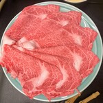 人形町今半 上野広小路店 - 綺麗な色の青森産和牛