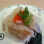 回転寿司 みさき - ぽちゃかわはぎ（価格失念）