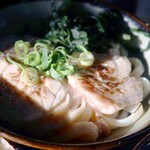 ヨコクラうどん - 鶏チャー葱炙り油うどん