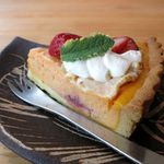 風味絶佳 - 北広島特産/シャッキリ大根のキャロットチーズタルトのアップ