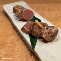 博多割烹 水音 川端店 - 自家製明太子の炙り