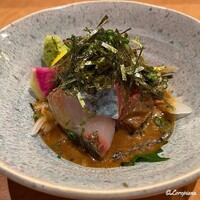 博多割烹 水音 川端店 - 五島鯖のごまさば