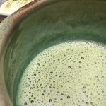 京都牛懐石 稲吉 - 栗のティラミスとお抹茶