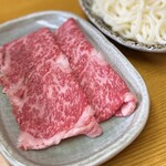 鳥勝牛肉店 - 追加肉。厚みが普通の店のより厚めカットよね