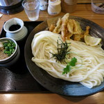 讃岐饂飩宏之輔 - かしわ天ざる 大盛り