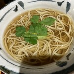 石臼挽き蕎麦 石づか - せいろを温かい蕎麦に変更