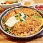 いちげん - ロースカツ＆ヒレカツ煮定食（税込900円）