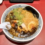 丸源ラーメン - 黒熟成醤油とんこつラーメン