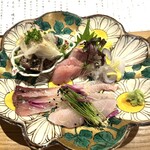馳走菴 しゅう - 刺身盛り合わせ