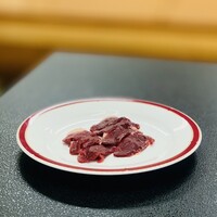 割烹 長吉 - ②【鴨焼肉】
                      部位：ムネ（薄切り）