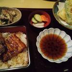 寺家乃鰻寮 - 天ぷらと半うな重膳