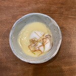 ラ・サンテ - じゃがいものポタージュ。ポロネギを添えて。