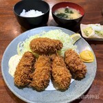 かつ進 - かきフライ定食