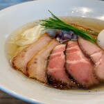 宍道湖しじみ中華蕎麦 琥珀 東京本店 - 特製中華蕎麦（塩）