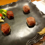 涿屋 - にぎり寿司。炙りと漬け