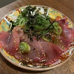 葉花 - 天然ぶり造り/胡麻醤油！
