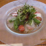 海鮮フランス料理 尾野 - シェフ特製オードブル仕上げ