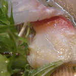 海鮮フランス料理 尾野 - シェフ特製オードブル仕上げ、アップ！②