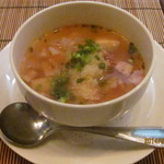 海鮮フランス料理 尾野 - 月替わりのスープ