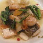 海鮮フランス料理 尾野 - 本場直送自慢の魚料理、アップ！①