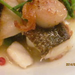 海鮮フランス料理 尾野 - 本場直送自慢の魚料理、アップ！②
